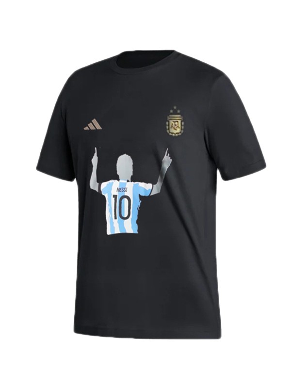 Argentina campionato argentino Messi maglia allenamento uniforme da calcio abbigliamento sportivo da uomo calcio nero kit top maglia sportiva 2023